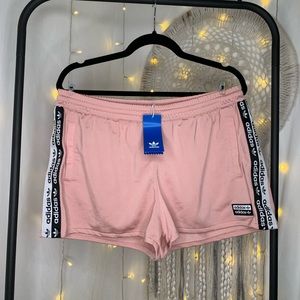 Brand new pink Adidas shorts tags still on size L